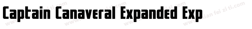 Captain Canaveral Expanded Expanded字体转换